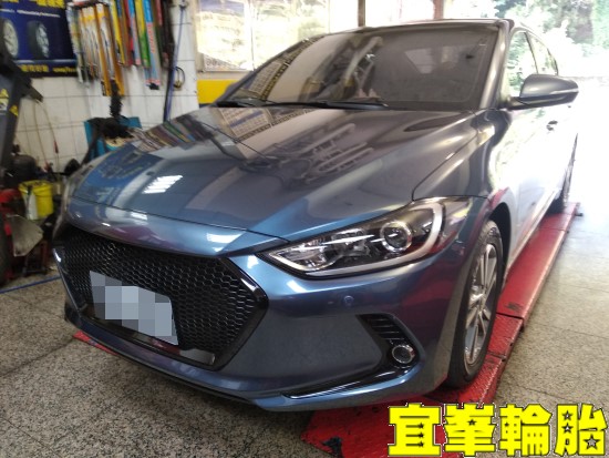 Hyundai Elantra 自備胎圈更換 原廠TPMS發射器移植