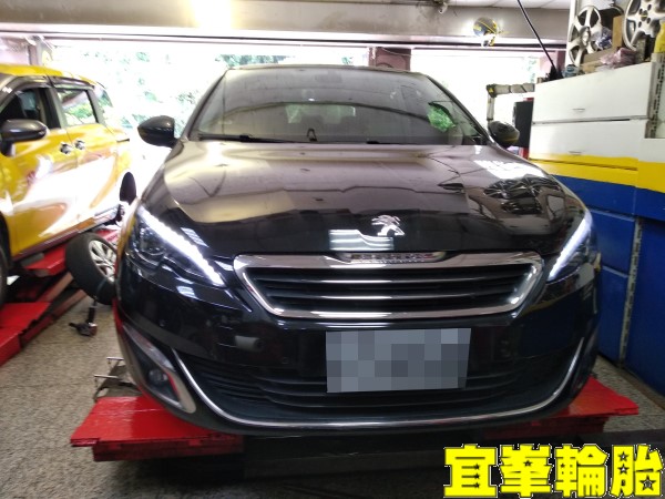 Peugeot 308 Goodyear ASYM-5 F1 Asymmetric-5 225/45/17 3D四輪定位