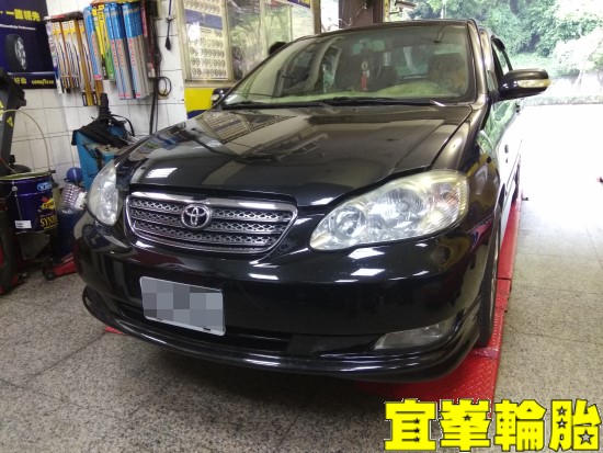 TOYOTA ALTIS SELENIA 5W40 輪胎對調 後箱蓋拉線更換