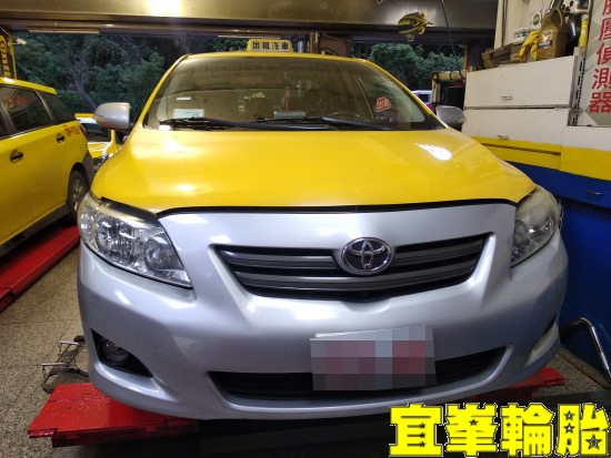 TOYOTA ALTIS SELENIA 5W40 輪胎對調