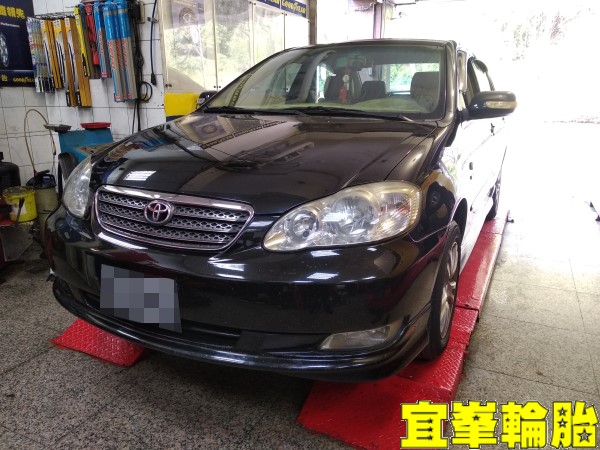 TOYOTA ALTIS 輪胎滾動噪音 前輪軸承更換 3D四輪定位