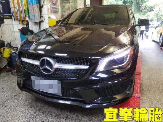 Mercedes-Benz CLA250 W117 輪胎對調 極致胎圈平衡