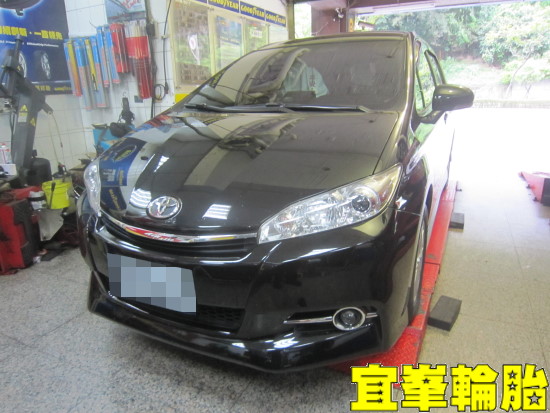 TOYOTA WISH SELENIA 5W40 SWD CVT Goodyear EfficientGrip Performance 195/65/15 胎圈最佳化平衡 3D四輪定位