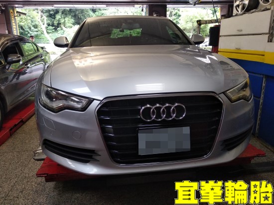 AUDI A6 Goodyear ASYM-3 F1 Asymmetric-3 245/45/18  ORO W418-A TPMS極致安裝 TUTELA TOP 4/S 煞車油脈衝式更換 3D四輪定