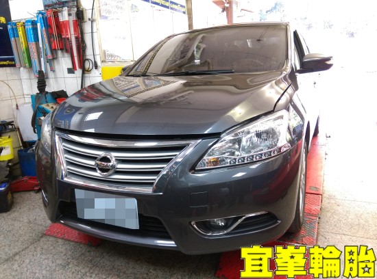 NISSAN SUPER SENTRA TUTELA TOP 4/S 煞車油脈衝式更換 BR G12+ 50%水箱精 輪胎對調