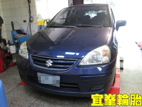 LIANA 輪胎對調 BENDIX 煞車油 脈衝式更換!