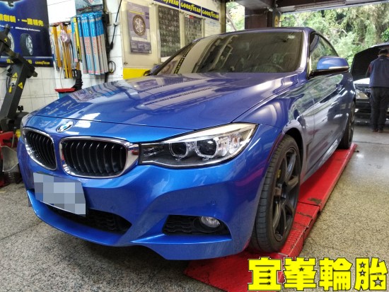 BMW F34 328 輪胎對調 極致胎圈平衡
