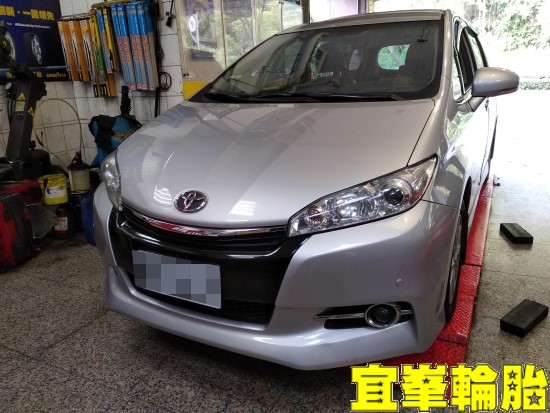 TOYOTA WISH SELENIA 5W40 SUNOCO CVT ATF 輪胎對調 PA U9 45W LED大燈更換