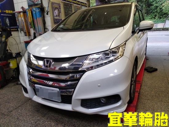 Honda Odyssey 高速煞車抖動 碟盤車銷研磨 自備來令片更換