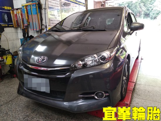 TOYOTA WISH ORO W417 盲塞式TPMS極致安裝