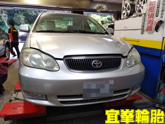 TOYOTA ALTIS SELENIA 5W40 輪胎對調 冷氣不冷