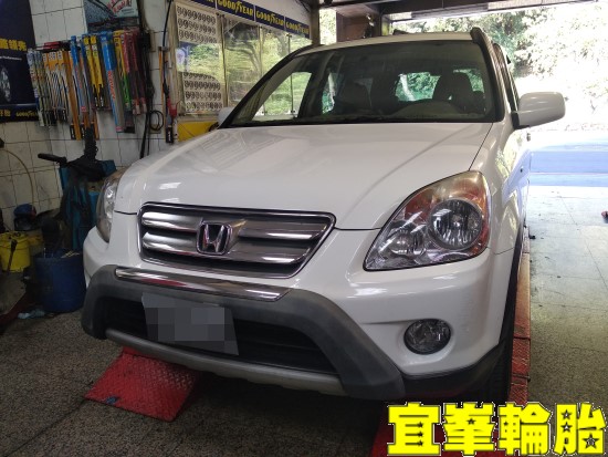 HONDA CR-V ORO W418-A TPMS極致安裝 Goodyear AssuranceTripleMax2 215/55/17 3D四輪定位 SELENIA 10W40