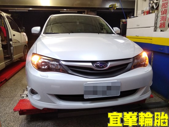 Subaru Impreza Goodyear ASYM-3 F1 Asymmetric-3 215/45/17 3D四輪定位
