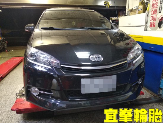 TOYOTA WISH SELENIA 5W40 輪胎對調