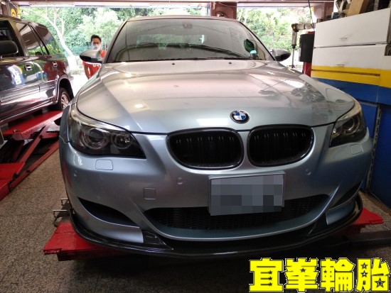 BMW E60 M5 Pilot Michelin Pilot Sport 4 S 255/40/19 285/35/19 3D四輪定位