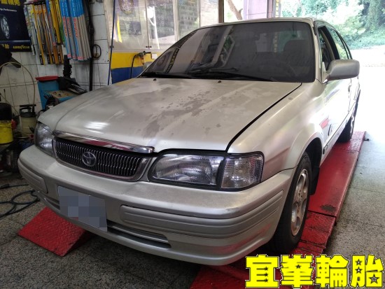 TOYOTA TERCEL SELENIA 10W40 輪胎對調