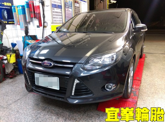FORD FOCUS 高速抖動 輪胎應力測量