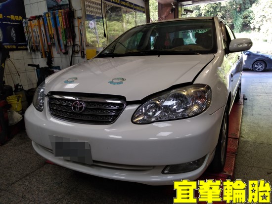 TOYOTA ALTIS SELENIA 5W50 輪胎對調