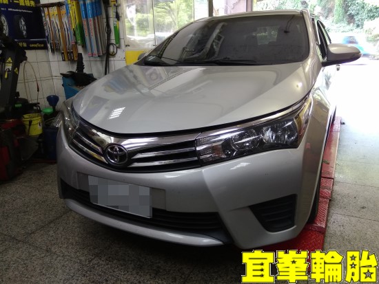 TOYOTA ALTIS SELENIA 5W40 輪胎對調