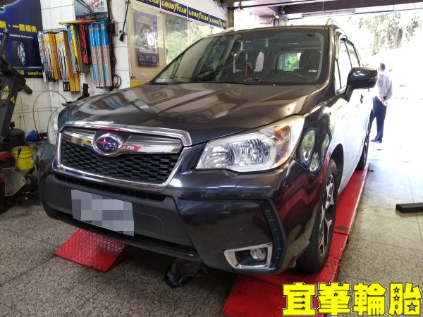 Subaru Forester 三角架強化鐵套更換 3D四輪定位