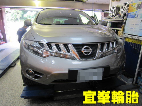 MURANO 四輪定位 輪胎對調