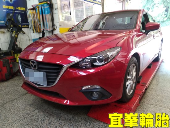 MAZDA All-new Mazda3 SELENIA 5W30 輪胎對調