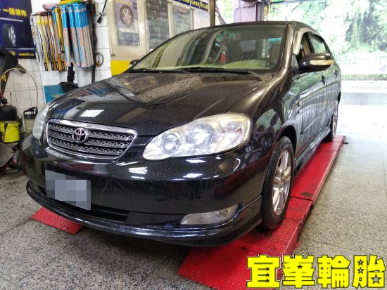 TOYOTA ALTIS SELENIA 5W40 輪胎對調