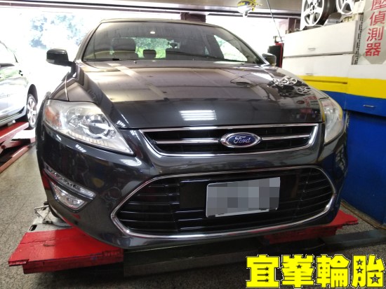 FORD MONDEO 高速抖動 輪胎應力測量 極致胎圈平衡