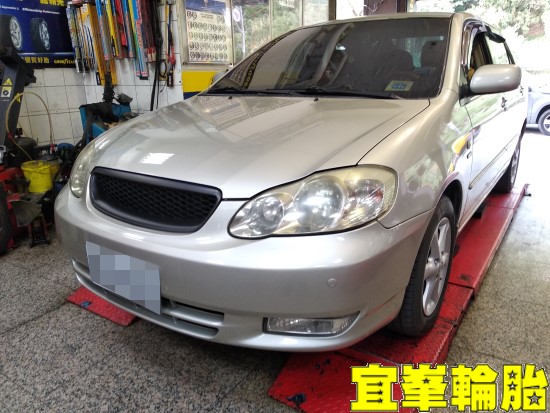 TOYOTA ALTIS SELENIA 5W50 輪胎對調