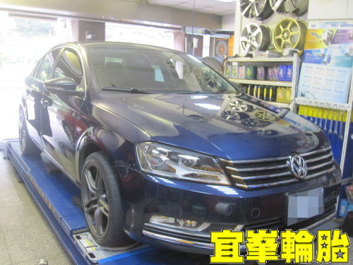 VW PASSAT 225/40/18 GSD5 輪胎最佳化平衡