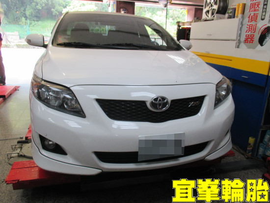 TOYOTA ALTIS  Assurance TripleMax 205/55/16 3D四輪定位