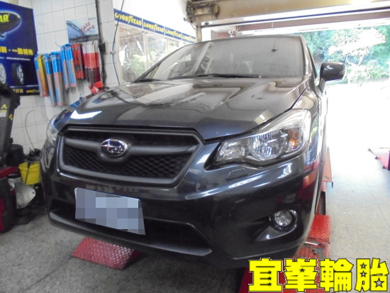 Subaru XV ORO BOHENG陶瓷競技前來令極致安裝  輪胎對調極致胎圈平衡