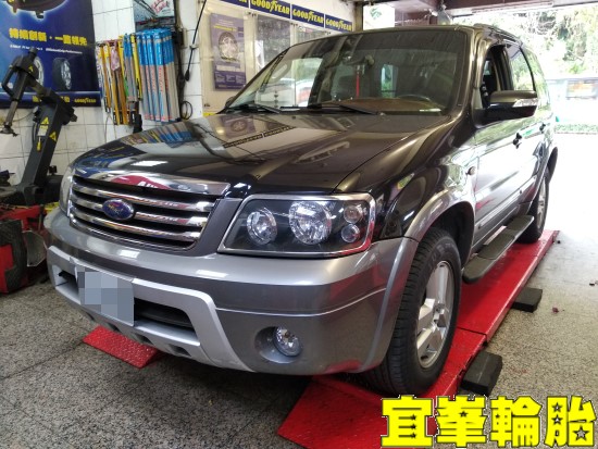 FORD ESCAPE SELENIA 10W40 輪胎對調