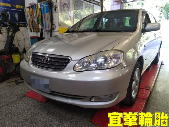 TOYOTA ALTIS SELENIA 5W40 輪胎對調