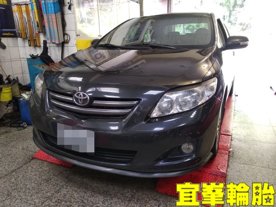 TOYOTA ALTIS SELENIA 5W40 Yokohama AE01F 205/55/16 3D四輪定位