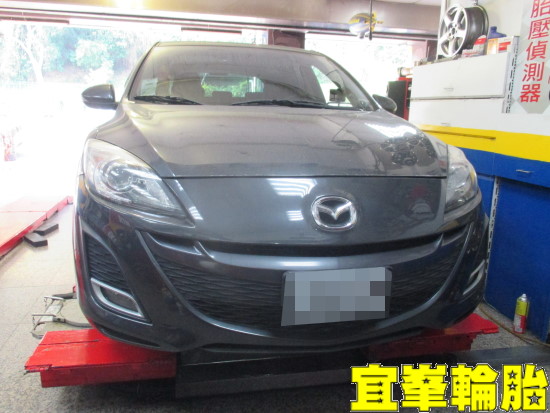 MAZDA 3 自備機油保養 GOODYEAR EfficientGrip Performance 205/55/16 胎圈最佳化平衡 3D四輪定位