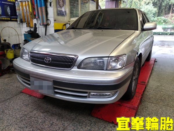 TOYOTA PREMIO YKYB前後避震器總成更換 美國固鉑Cooper tires Evolution C5 195/65/15 胎圈最佳化平衡 3D四輪定位