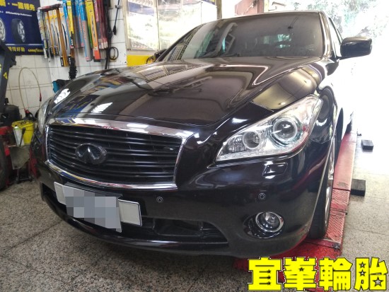 INFINITI M25 高速煞車抖動 碟盤車銷研磨