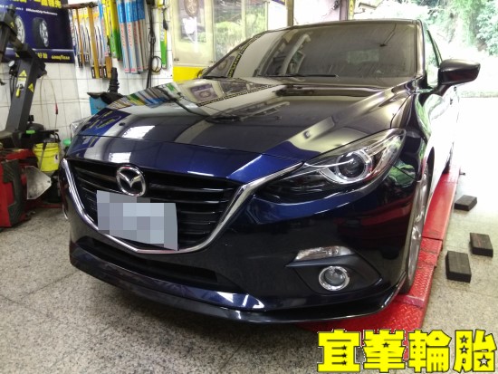 MAZDA All-new Mazda3 Goodyear Eagle F1 Asymmetric 5 225/40/18 胎圈最佳化平衡 3D四輪定位