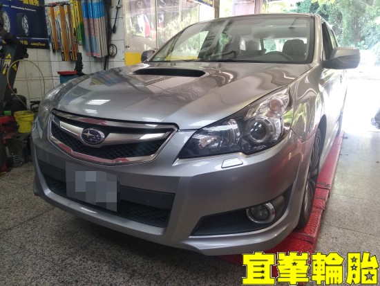 SUBARU LEGACY Goodyear ASYM-5 F1 Asymmetric-5 225/45/18 胎圈最佳化平衡 3D四輪定位