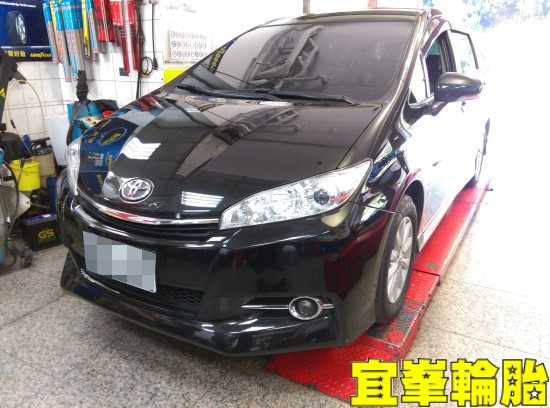 TOYOTA WISH SELENIA 5W40 輪胎對調