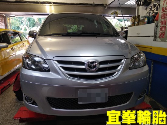 MAZDA MPV 車輛行駛偏向 方向盤抖動 Continental UltraContact UC6 215/60/16 3D四輪定位