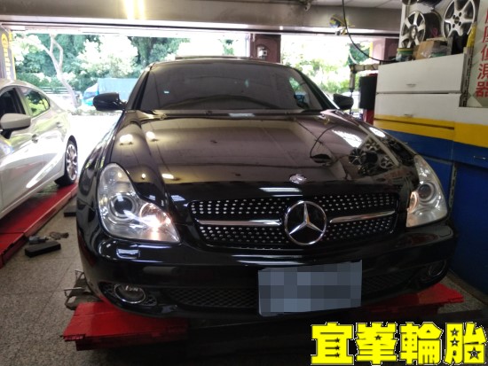 Mercedes Benz W219 CLS350 3D四輪定位