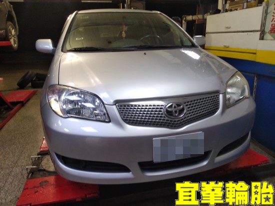 TOYOTA VIOS Yokohama AE01F 175/65/14 3D四輪定位