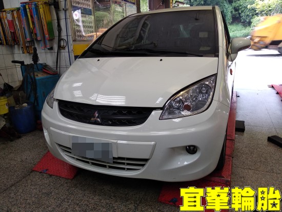 Mitsubishi ColtPlus SELENIA 5W40 輪胎對調