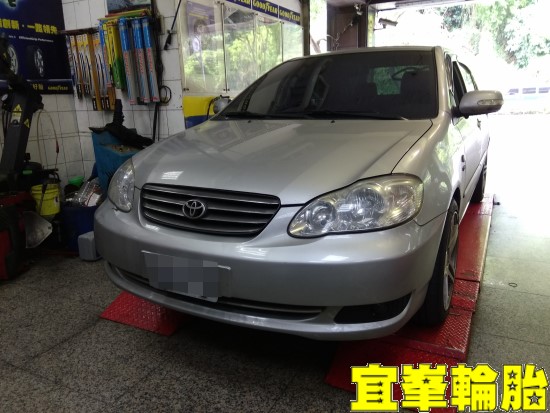 TOYOTA ALTIS SELENIA 5W50 輪胎對調