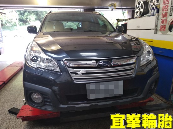 Subaru Outback Goodyear EfficientGrip Performance SUV 225/60/17 胎圈最佳化平衡 3D四輪定位