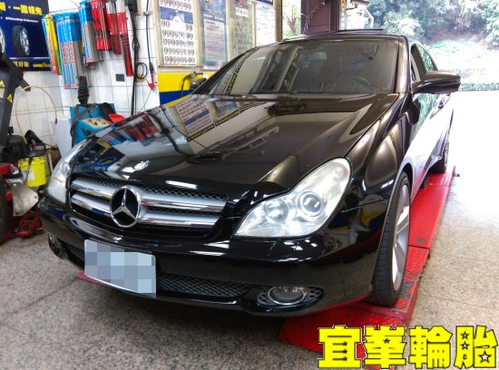 Mercedes Benz W219 CLS350 ORO W410-A TPMS極致安裝 Goodyear ASYM-3 F1 Asymmetric-3 245/40/18 3D四輪定位