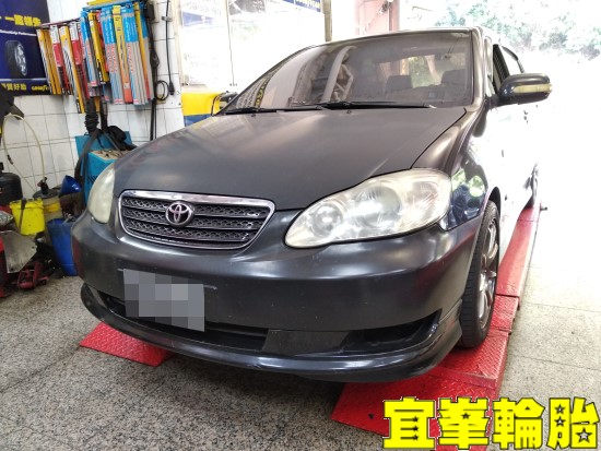 TOYOTA ALTIS Goodyear GSD5 205/50/16 胎圈最佳化平衡  後輪軸承更換