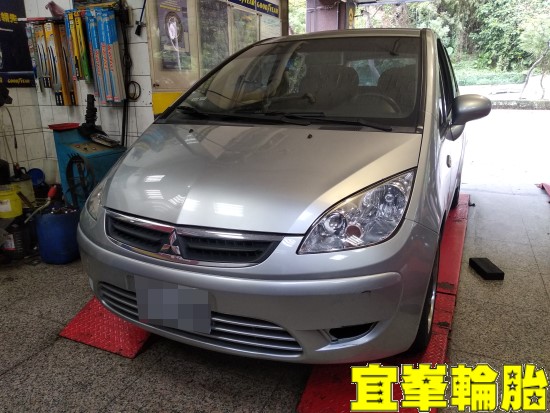 Mitsubishi Colt Plus Cooper tires Evolution C5 195/55/15 3D四輪定位